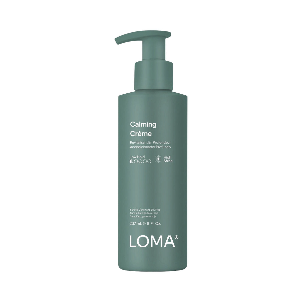 Loma Crème apaisante et anti-frisottis, format 237ml.
