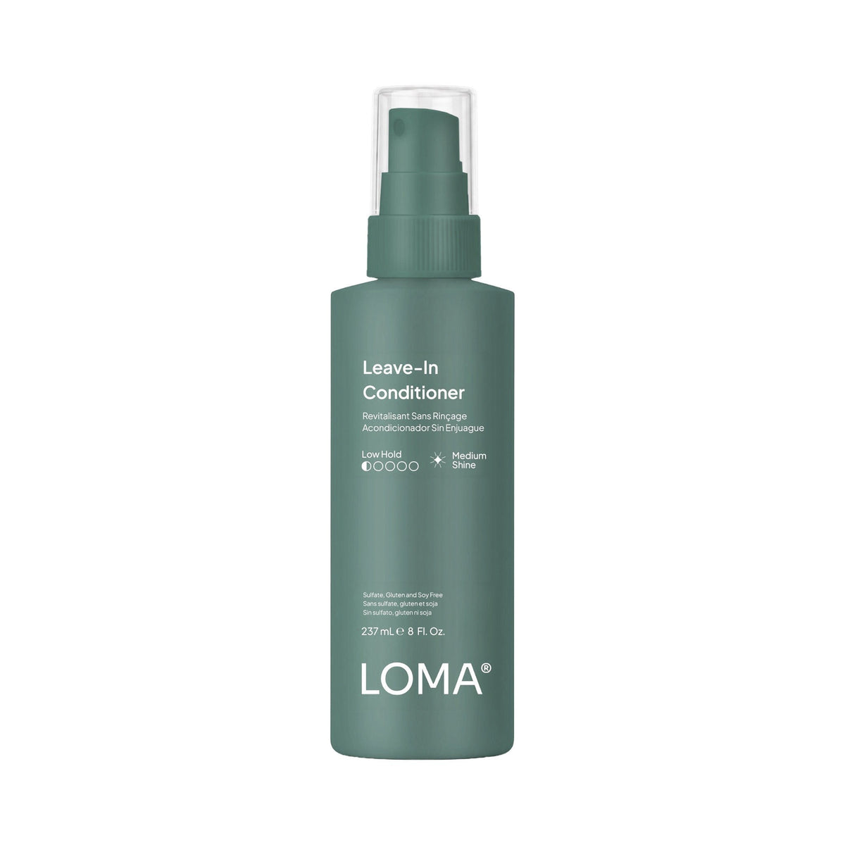 Loma Leave-In - Revitalisant sans rinçage, sans gluten, ni soya, format 237ml.