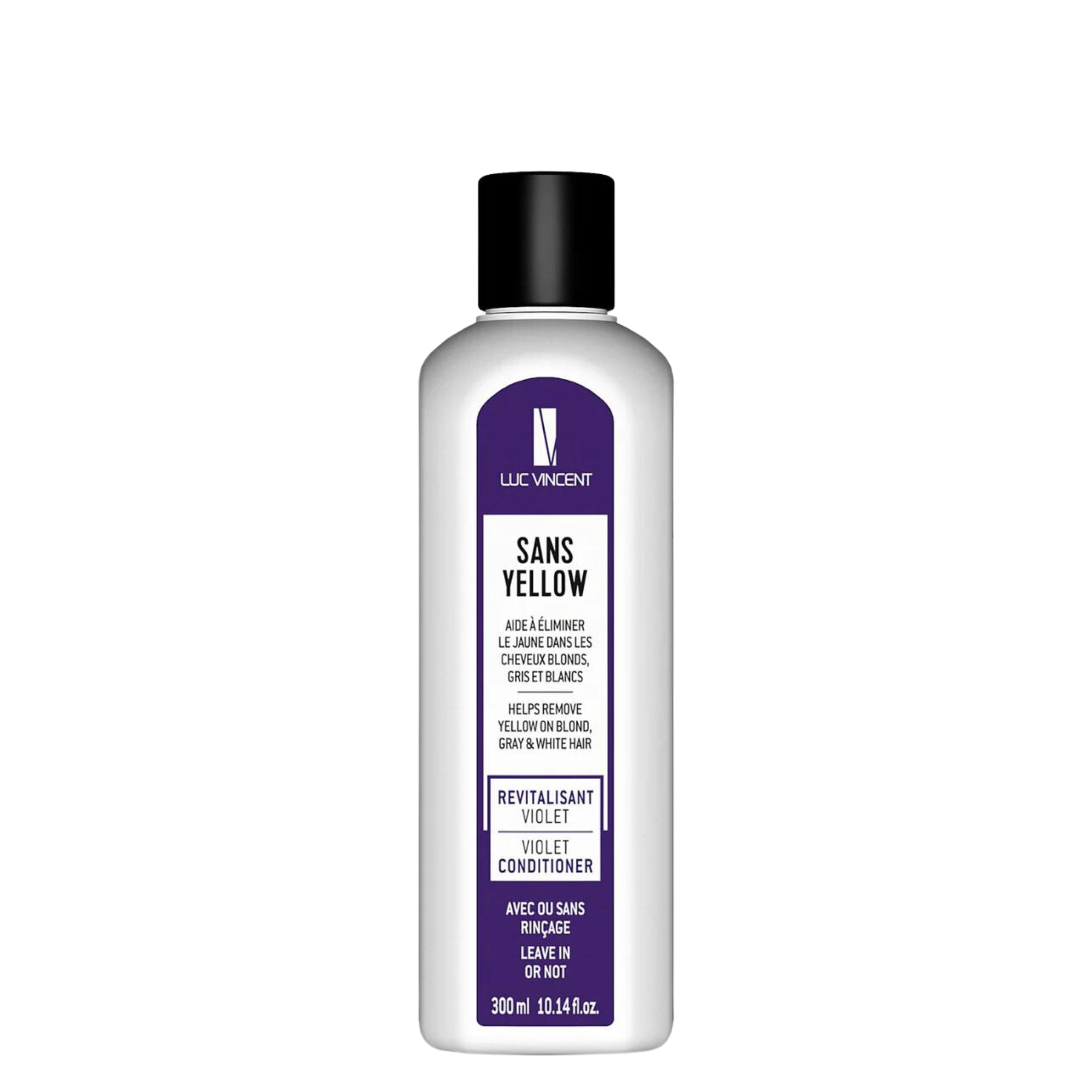 LUC VINCENT_Sans Yellow - Revitalisant violet_300ml-_Gisèle produits de beauté