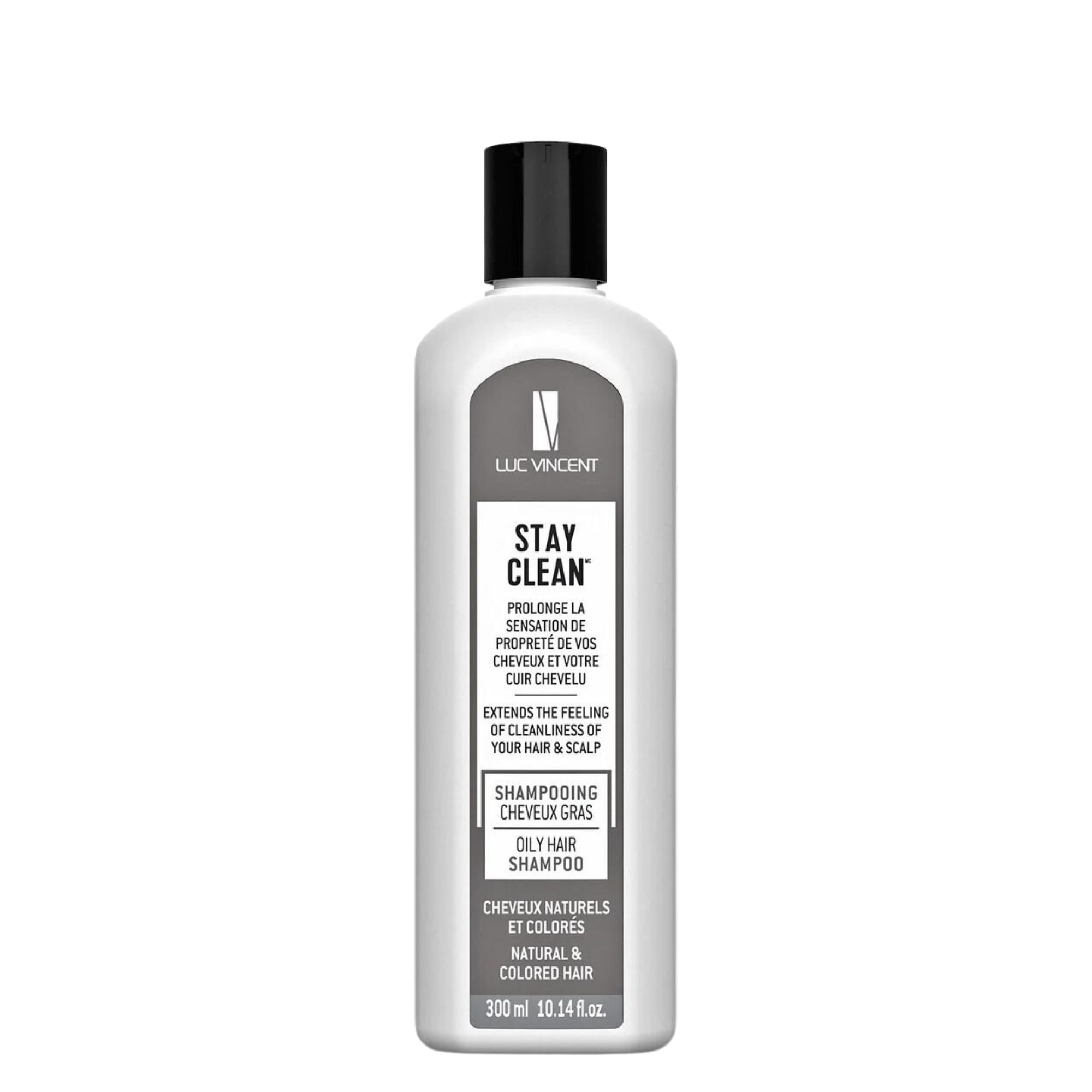 LUC VINCENT_Stay Clean - Shampooing pour cheveux gras_250ml-_Gisèle produits de beauté