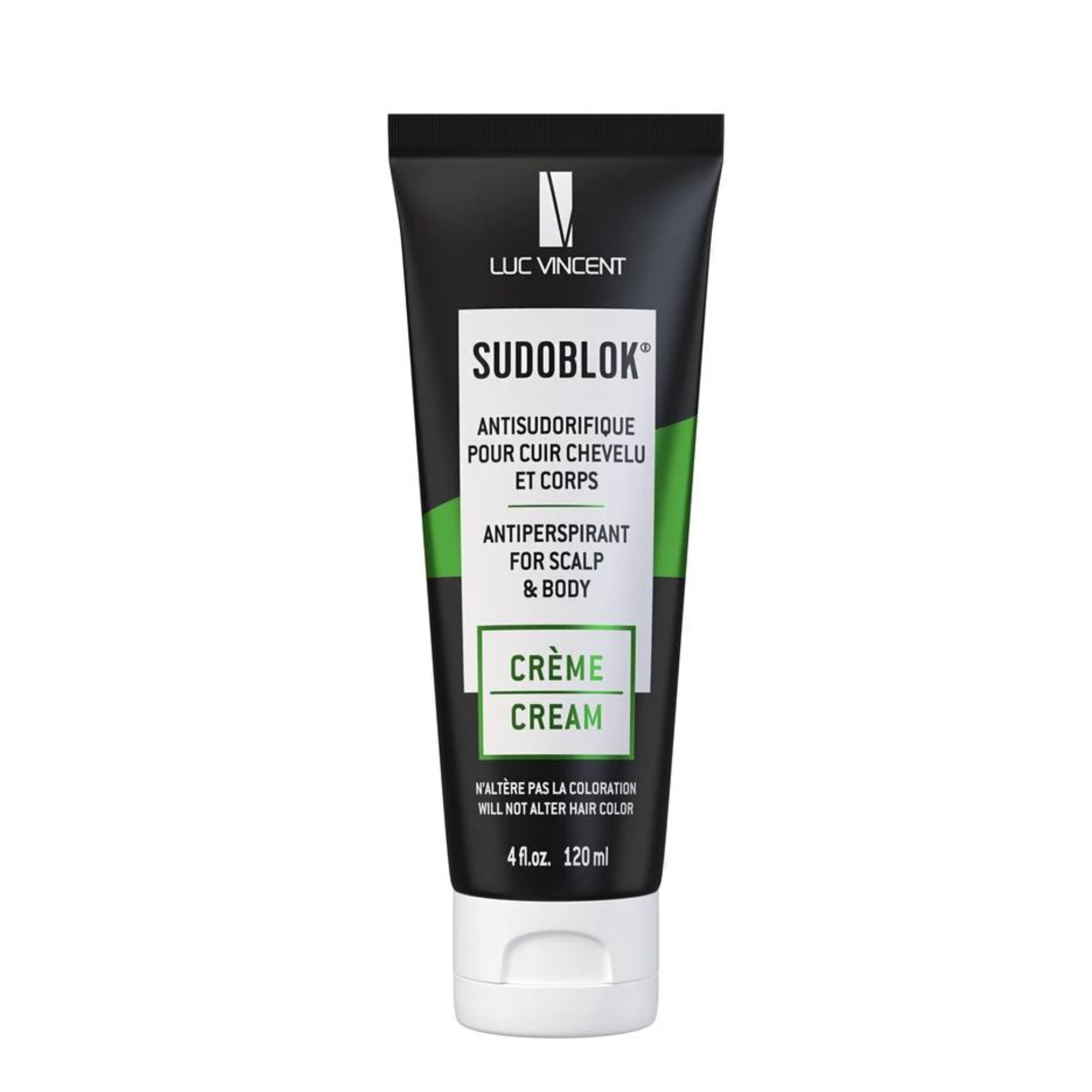 LUC VINCENT_Sudoblock - Crème antisudorifique pour cuir chevelu et corps_120ml-_Gisèle produits de beauté