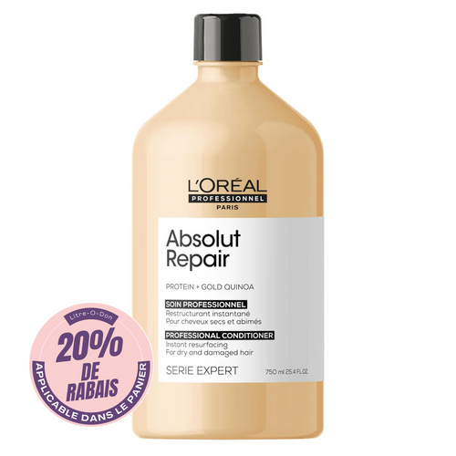 L'ORÉAL PROFESSIONNEL_Absolut Repair - Revitalisant restructurant_750ml-_Gisèle produits de beauté