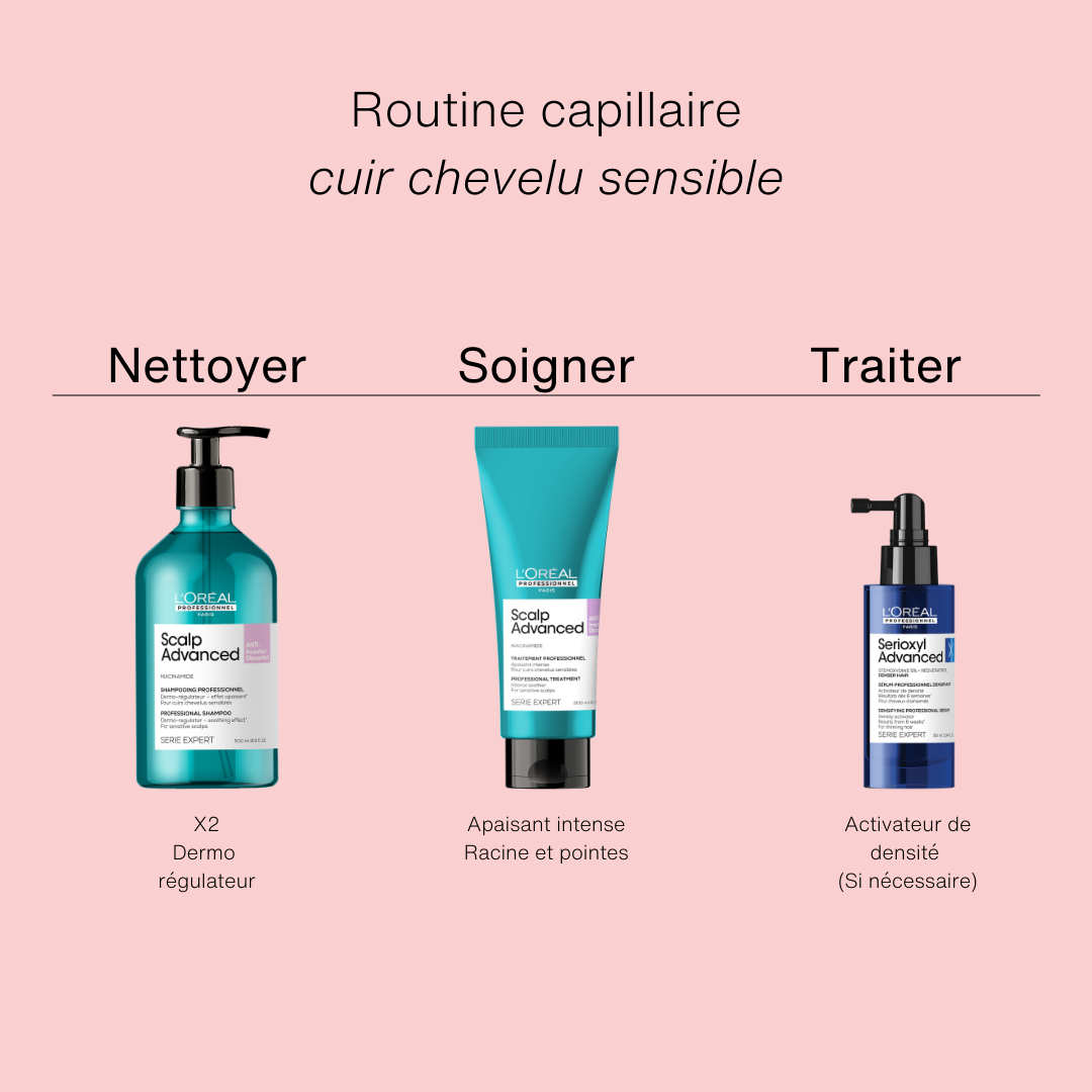 L'ORÉAL PROFESSIONNEL_Scalp Advanced - Traitement professionnel apaisant intense_200ml-_Gisèle produits de beauté