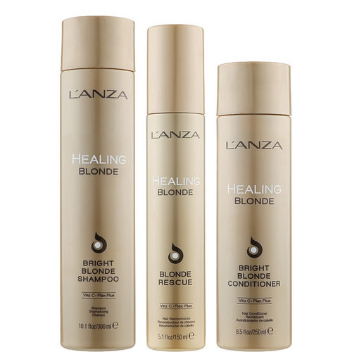 L'ANZA_Coffret (Trio) - Healing Blonde Illuminate & Hydrate_-_Gisèle produits de beauté