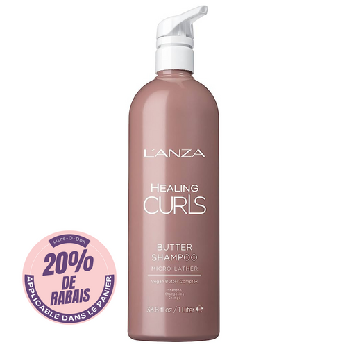 L'ANZA_Healing Curls - Shampooing Butter_1L-_Gisèle produits de beauté