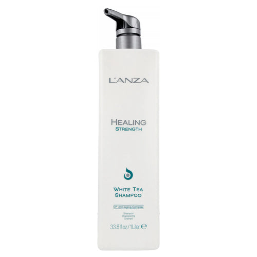 L'ANZA_Healing Strength - Shampooing White Tea_1L-_Gisèle produits de beauté