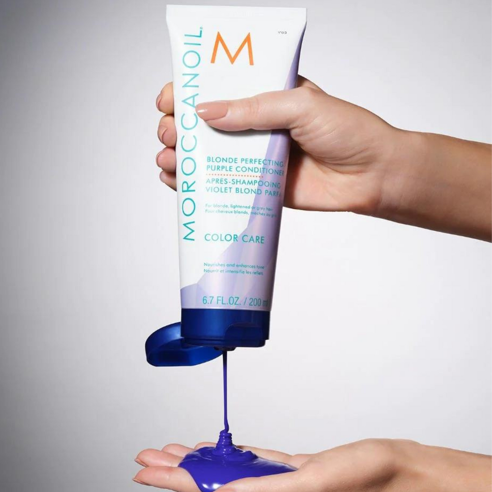 MOROCCANOIL_Color Care - Revitalisant violet blond parfait_200ml-_Gisèle produits de beauté