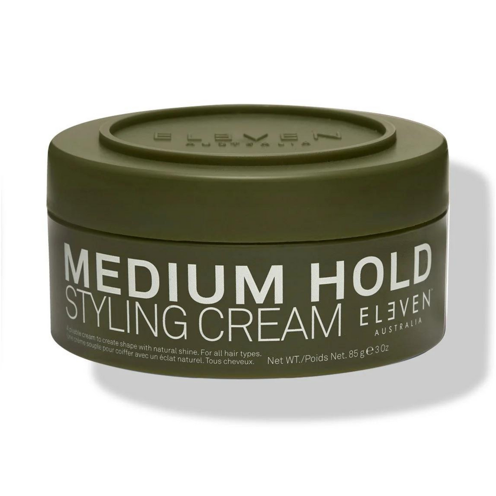 Medium Hold Styling Cream - Crème coiffante tenue moyenne et flexible-Pâtes, Cires & pommades||Pastes, wax & pomade-ELEVEN AUSTRALIA-85g-Gisèle produits de beauté