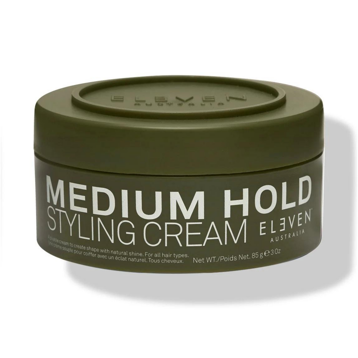 Medium Hold Styling Cream - Crème coiffante tenue moyenne et flexible-Pâtes, Cires & pommades||Pastes, wax & pomade-ELEVEN AUSTRALIA-85g-Gisèle produits de beauté