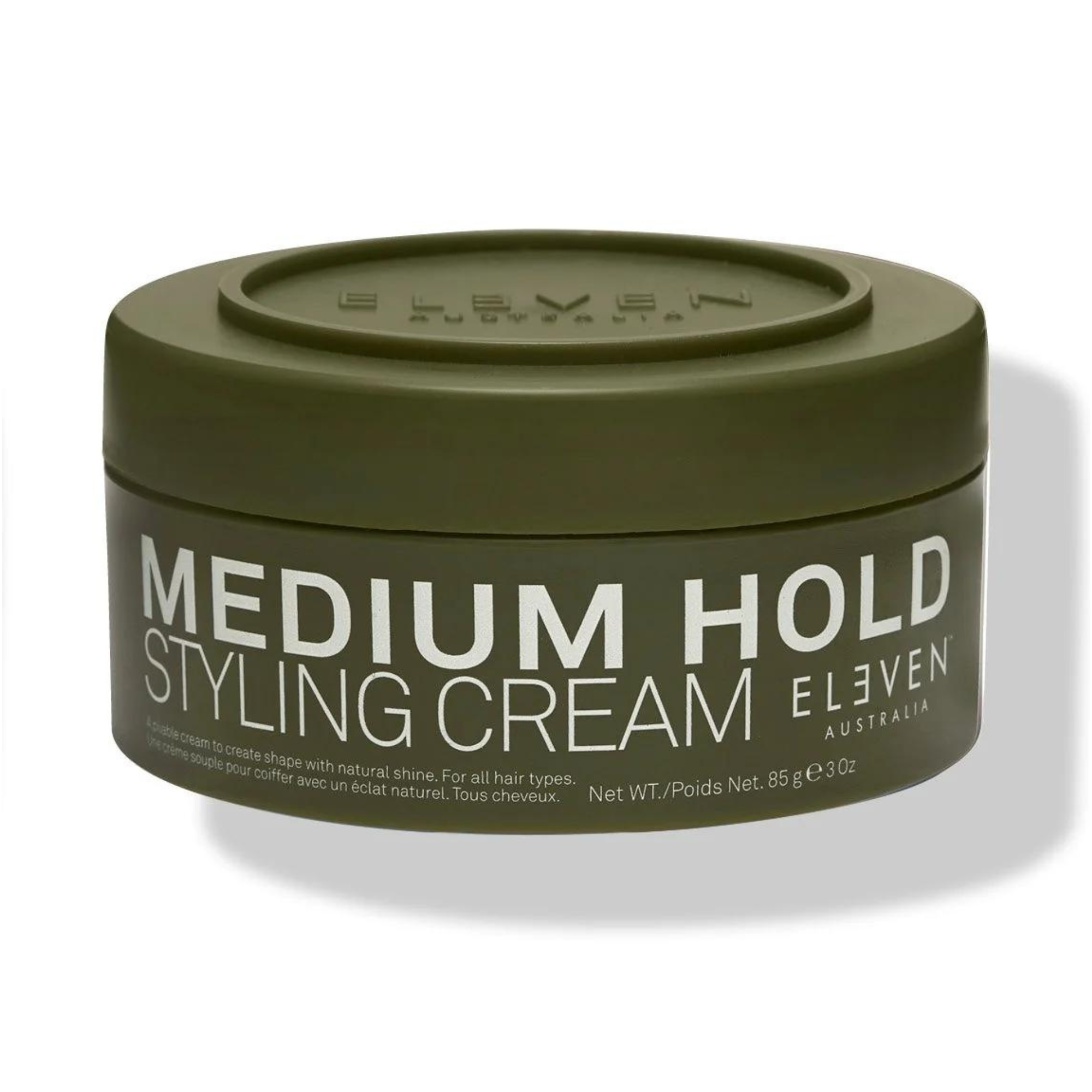 Medium Hold Styling Cream - Crème coiffante tenue moyenne et flexible-Pâtes, Cires & pommades||Pastes, wax & pomade-ELEVEN AUSTRALIA-85g-Gisèle produits de beauté