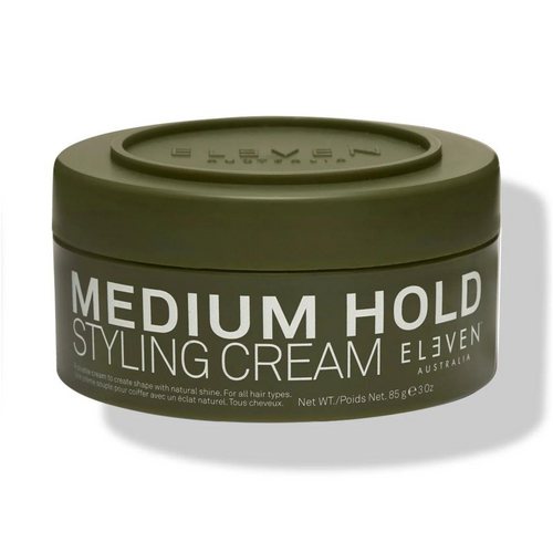 Medium Hold Styling Cream - Crème coiffante tenue moyenne et flexible-Pâtes, Cires & pommades||Pastes, wax & pomade-ELEVEN AUSTRALIA-85g-Gisèle produits de beauté