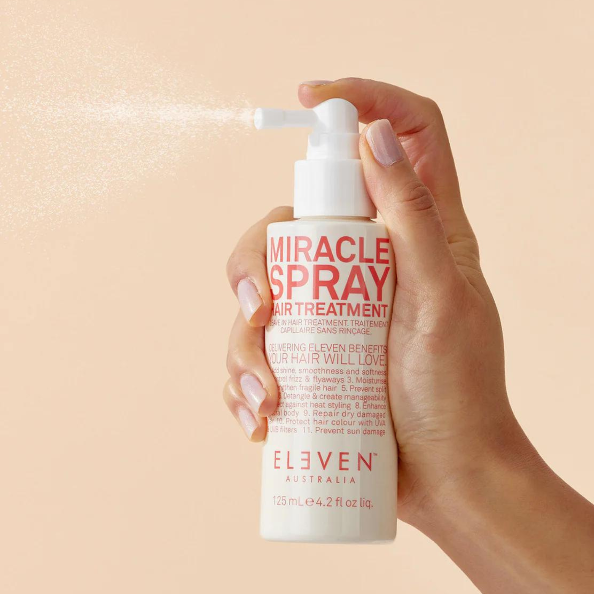 Miracle Hair - Spray traitement sans rinçage-Masques & traitements sans rinçage||Leave-in Masks & Treatments-ELEVEN AUSTRALIA-125ml-Gisèle produits de beauté