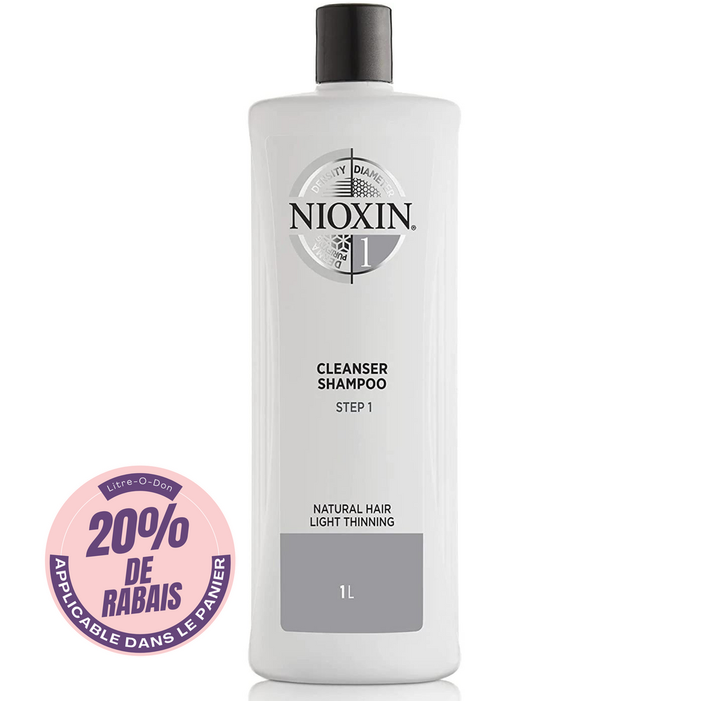 NIOXIN_Système 1 - Cleanser shampooing_1L-_Gisèle produits de beauté