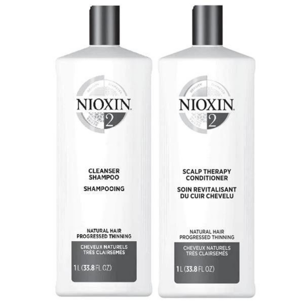 NIOXIN_Système 2 - Duo cleanser shampooing et scalp therapy revitalisant_-_Gisèle produits de beauté