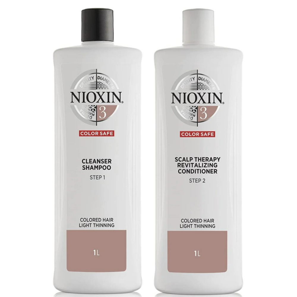 NIOXIN_Système 3 - Duo cleanser shampooing et scalp therapy revitalisant_-_Gisèle produits de beauté