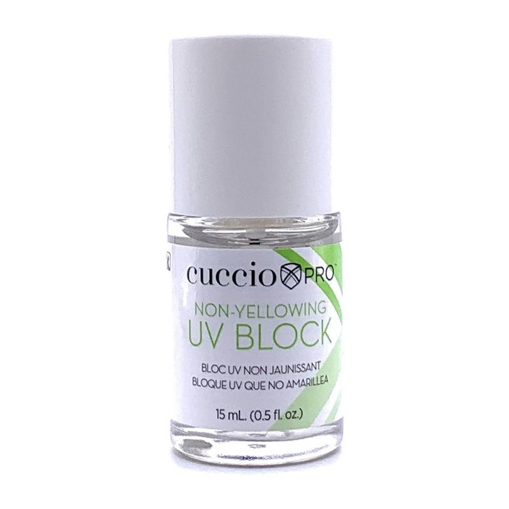 Non Yellowing UV Block - Bloc UV non jaunissant-Vernis à ongles||Nail Polish-CUCCIO PRO-15ml-Gisèle produits de beauté