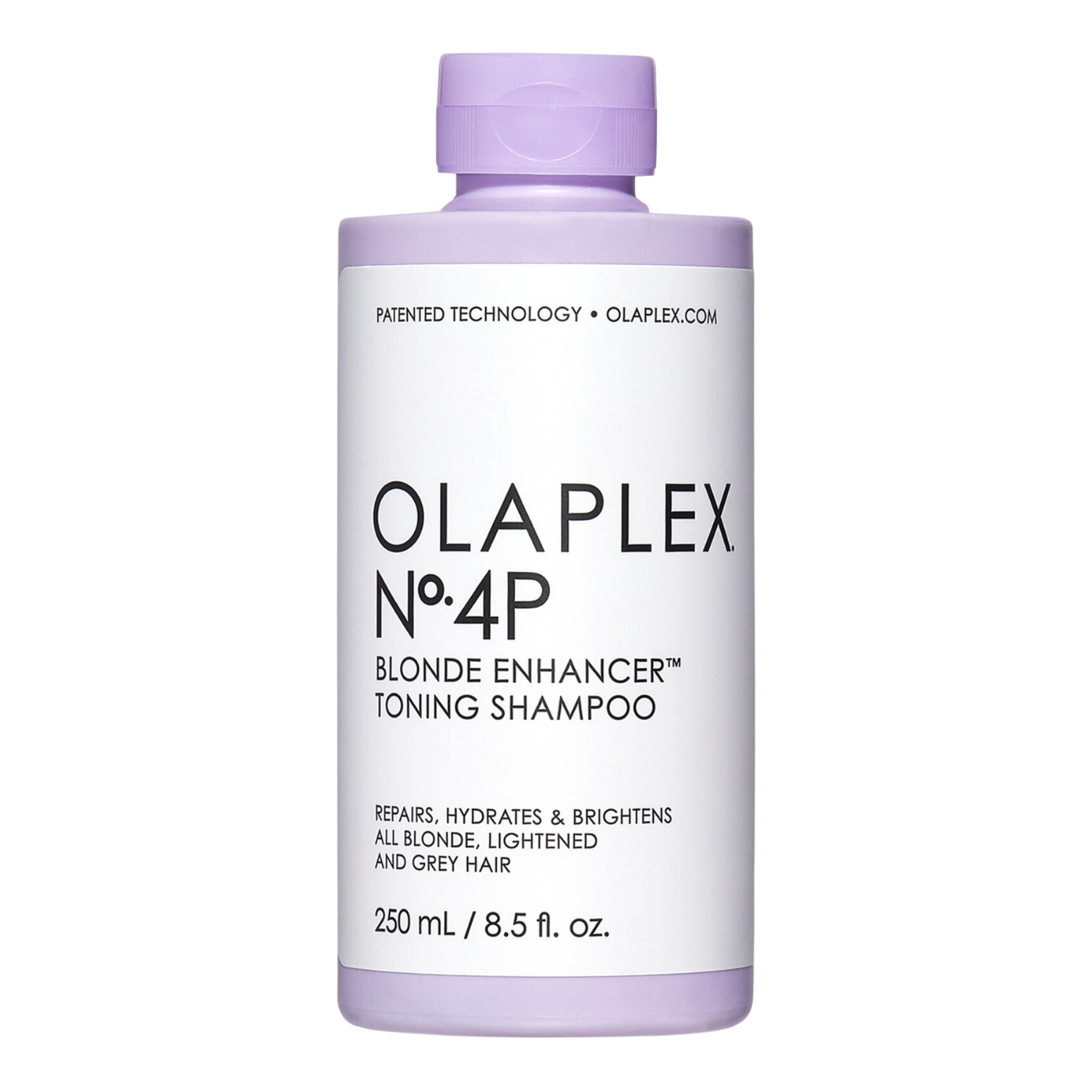 OLAPLEX_No.4P Shampooing tonifiant et rehausseur de blond Blonde Enhancer_250ml-_Gisèle produits de beauté