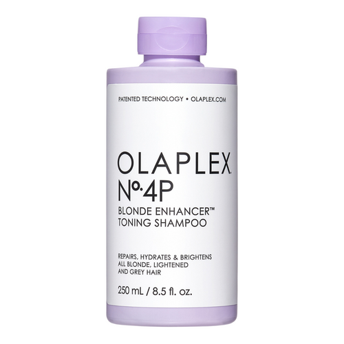 OLAPLEX_No.4P Shampooing tonifiant et rehausseur de blond Blonde Enhancer_250ml-_Gisèle produits de beauté