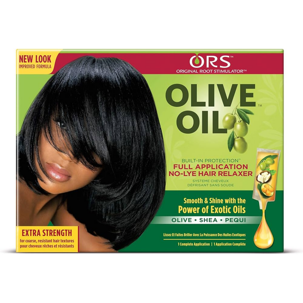 Olive Oil - Défrisant sans soude-Défrisants et permanentes||Relaxers & Perms-ORS-1 retouche-Rêches et résistant-Gisèle produits de beauté