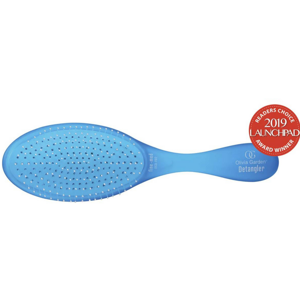 OLIVIA GARDEN_Brosse Detangler_Fins-Moyens OGD-F02 Bleu-_Gisèle produits de beauté