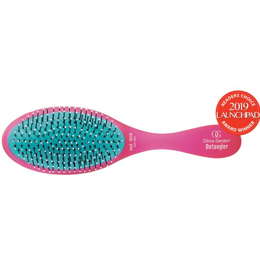 OLIVIA GARDEN_Brosse Detangler_Moyens-Épais OGD-M03 Rose-_Gisèle produits de beauté