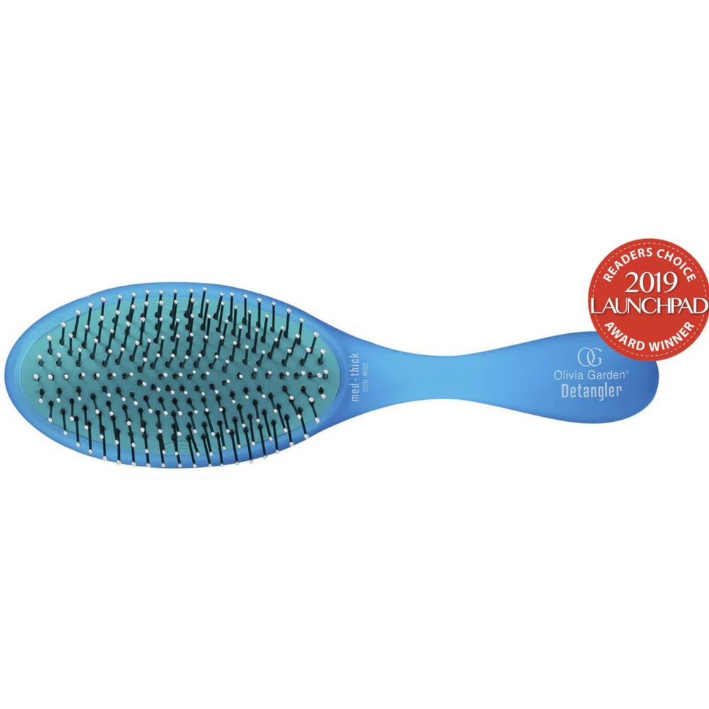 OLIVIA GARDEN_Brosse Detangler_Moyens-Épais OGD-MO2 Bleu-_Gisèle produits de beauté