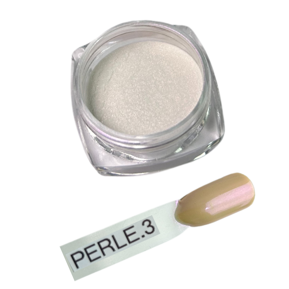 Poudre effet perlé-Résine & poudre||Resin & Powder-PATRICIA L'ÉCUYER-Perlé.3-1/4oz-Gisèle produits de beauté