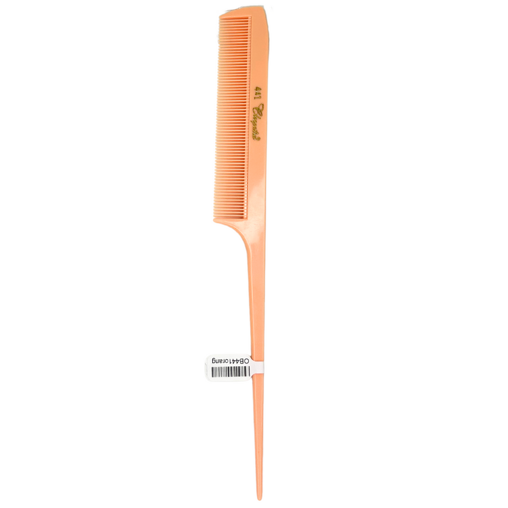 Peigne à tige carrée #441C-Peignes||Combs-CLÉOPATRA-Orange-Gisèle produits de beauté