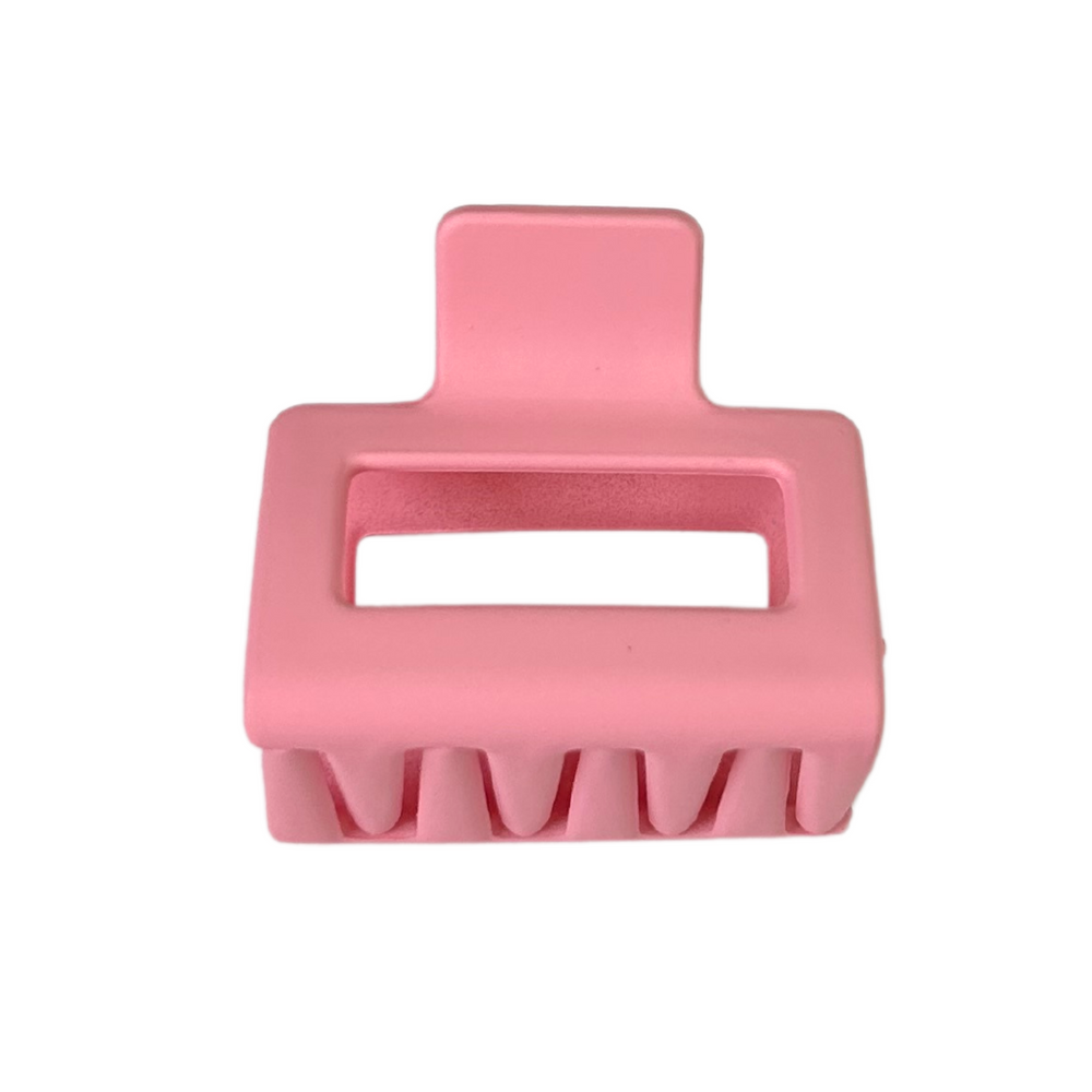 Petite pince à cheveux carrée-Pinces, élastiques et bandeaux||Clips, Elastics & Headbands-GISÈLE-Rose pâle-2 pouces-Gisèle produits de beauté