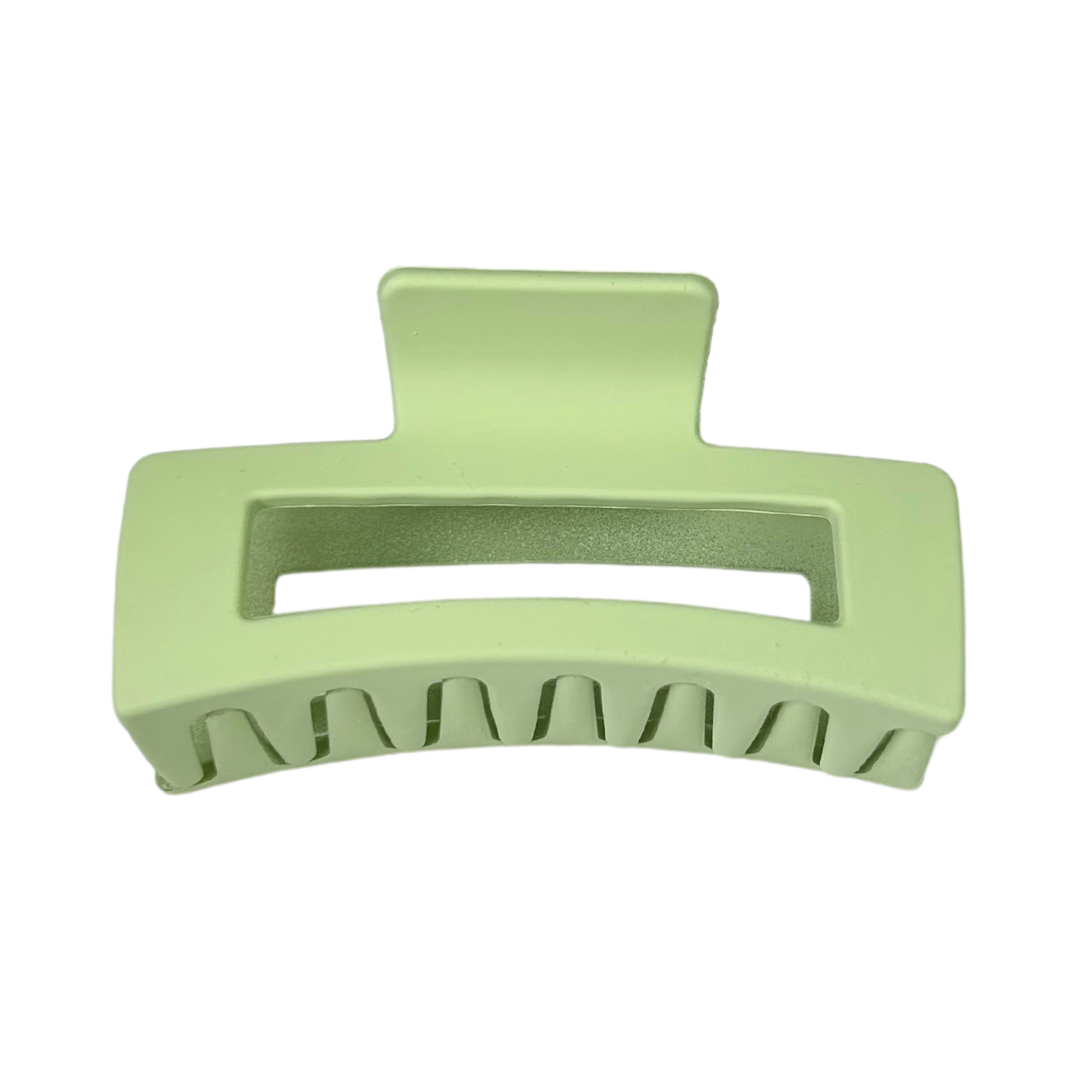 Pince à cheveux-Pinces, élastiques et bandeaux||Clips, Elastics & Headbands-GISÈLE-Vert pâle-Carré-3 1/2 pouces-Gisèle produits de beauté