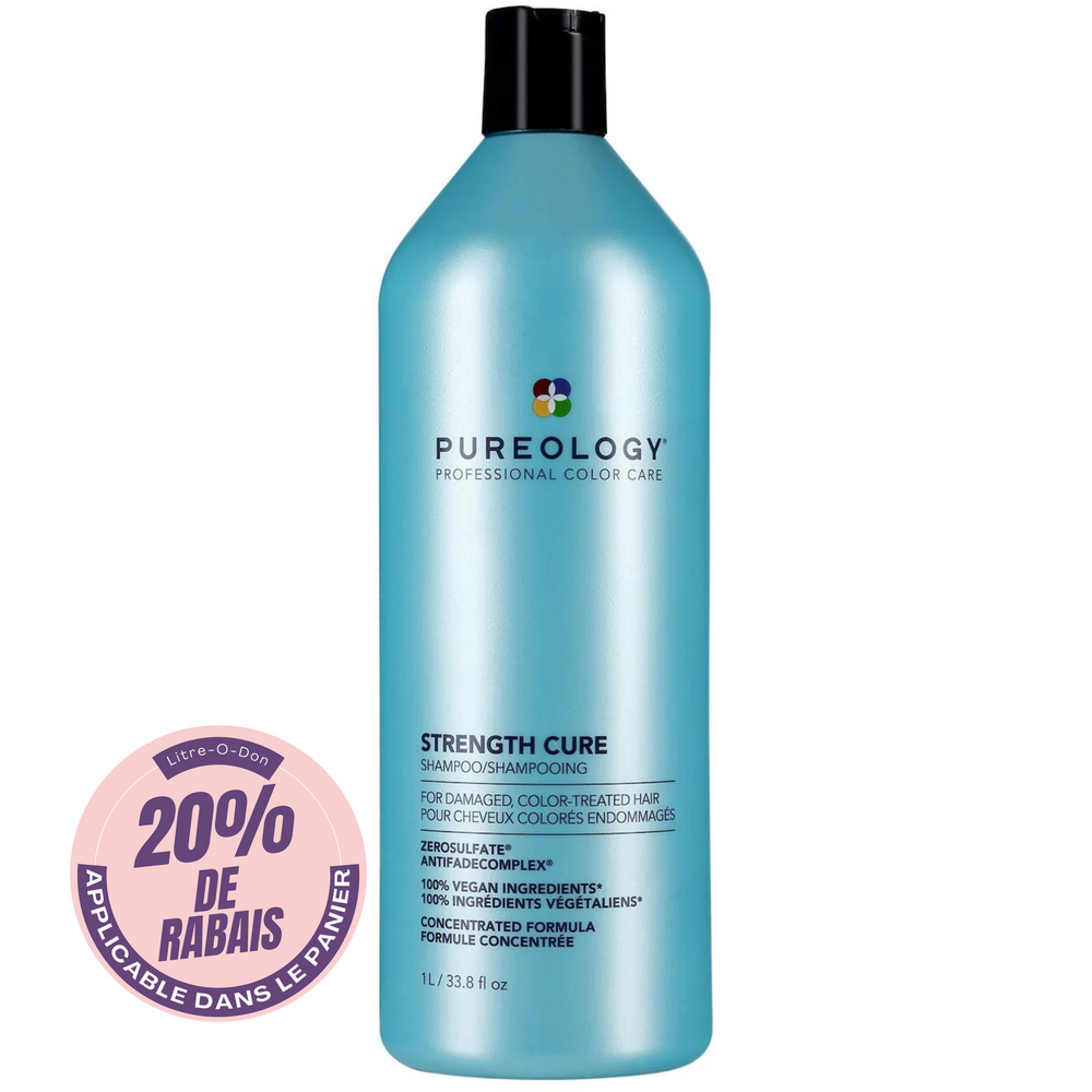 Strength Cure - Shampooing-Shampoings & Revitalisants||Shampoos & Conditioners-PUREOLOGY-1L-Gisèle produits de beauté