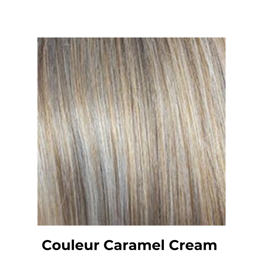 Prothèse Coco-Perruques synthétiques||Synthetic Wigs-RENE OF PARIS-Caramel Cream-Gisèle produits de beauté