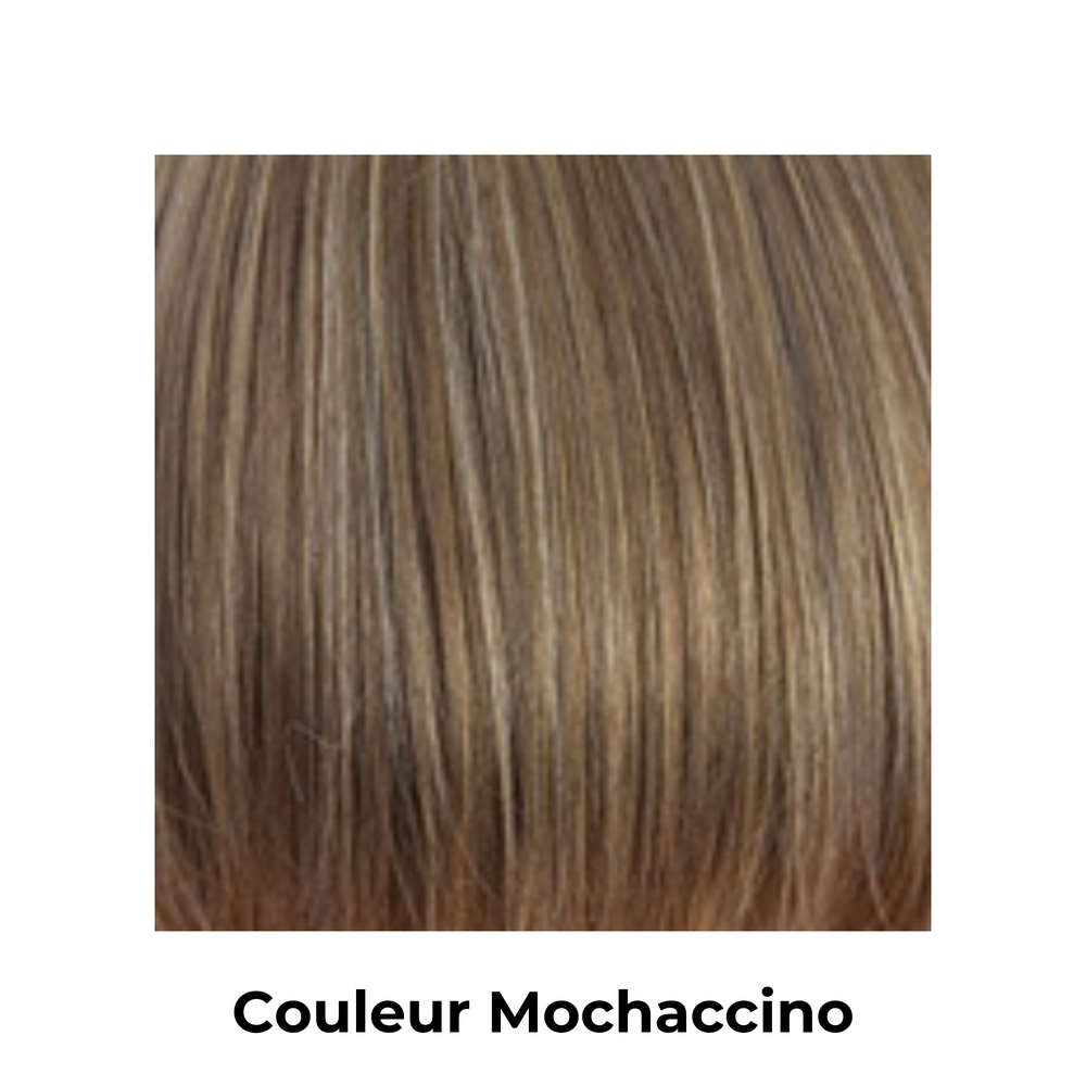 Prothèse Coco-Perruques synthétiques||Synthetic Wigs-RENE OF PARIS-Mochaccino-Gisèle produits de beauté