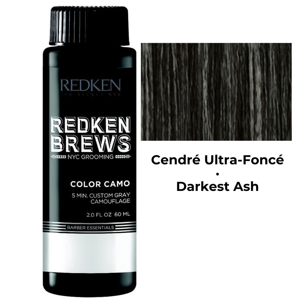 REDKEN - BREWS_Redken Brews - Color Camo_60ml-Cendré Ultra-Foncé_Gisèle produits de beauté