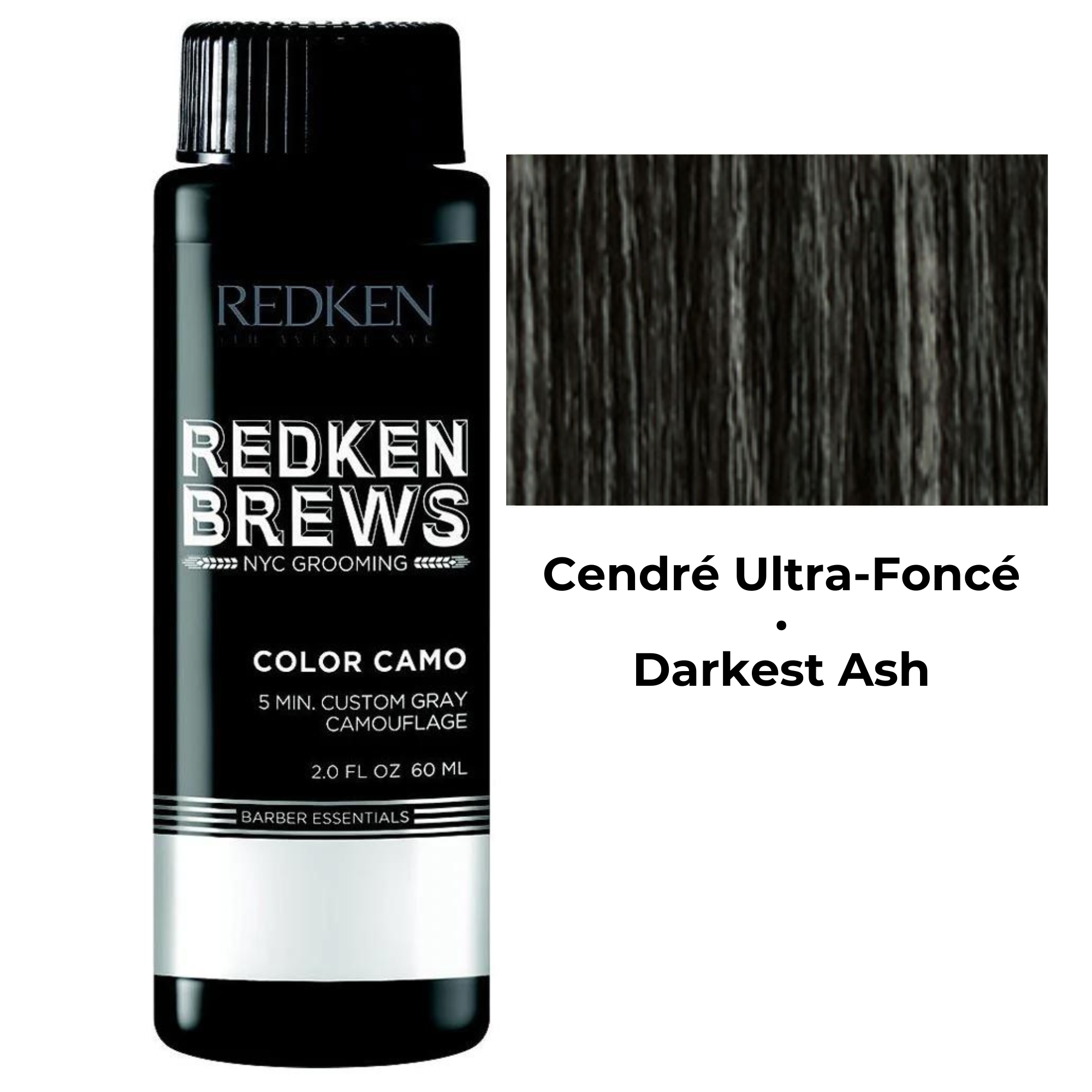 REDKEN - BREWS_Redken Brews - Color Camo_60ml-Cendré Ultra-Foncé_Gisèle produits de beauté