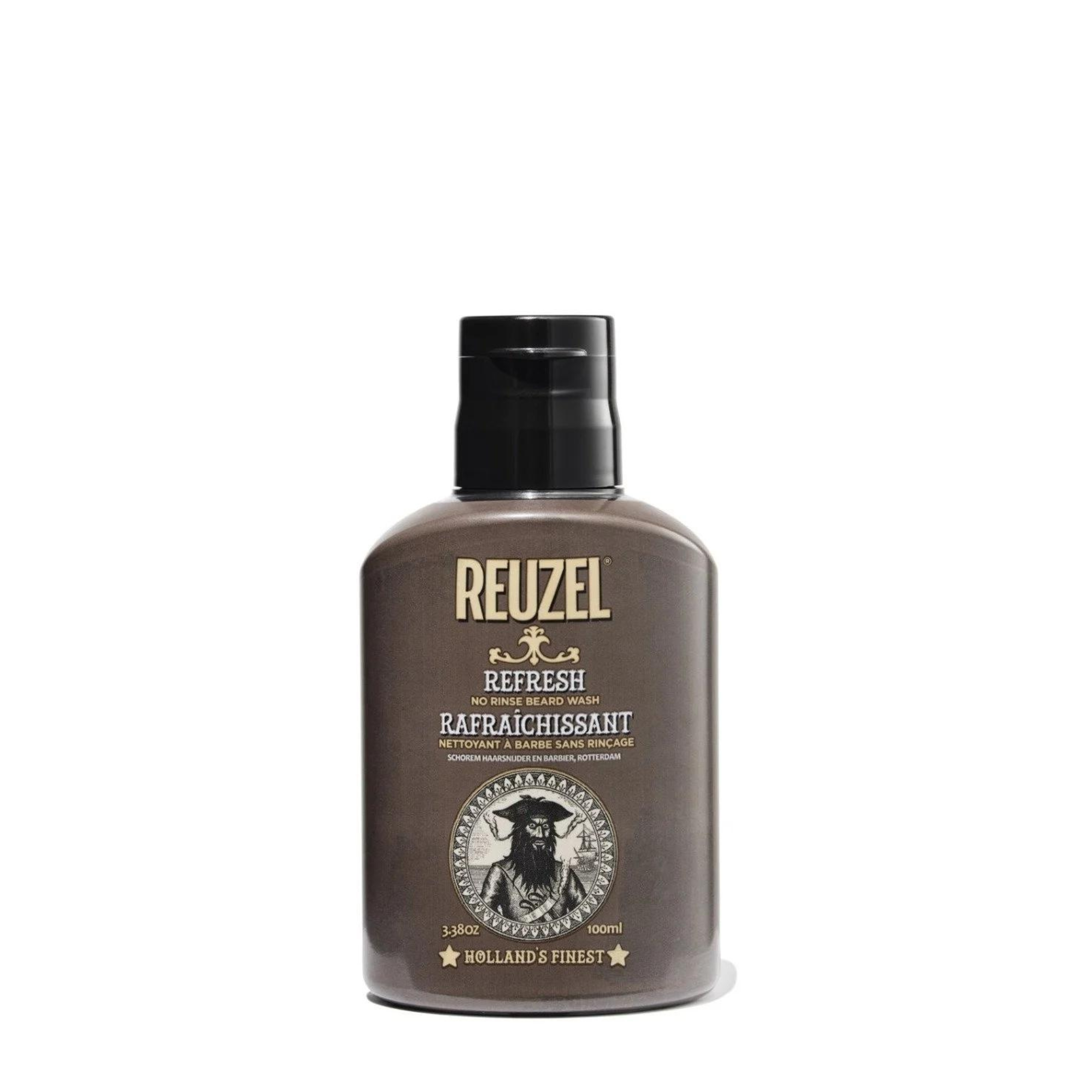 REUZEL_Nettoyant à barbe sans-rinçage rafraichissant_100ml-_Gisèle produits de beauté
