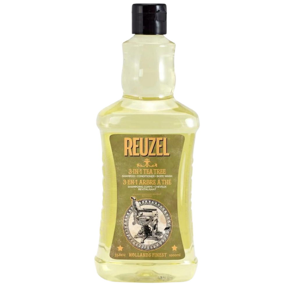 REUZEL_Shampooing arbre à thé 3-en-1_1L-_Gisèle produits de beauté