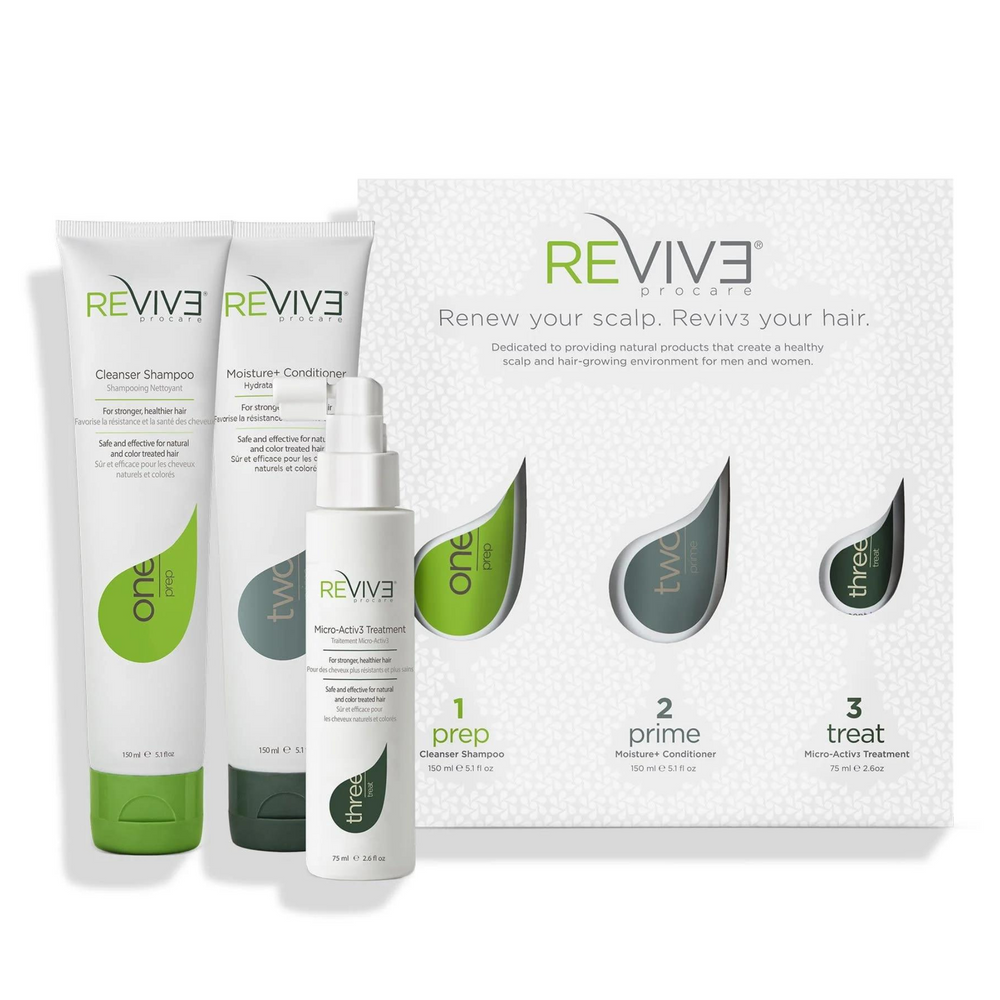 Revive - Trio de départ Shampoing, Revitalisant et Traitement "Micro-Activ3"-Ensembles et coffrets||Sets & Boxes-REVIVE-Gisèle produits de beauté