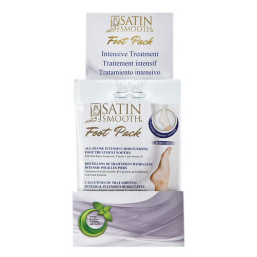 SATIN SMOOTH_Masque hydratant intensif pour les pieds - Boite_24 paires-_Gisèle produits de beauté