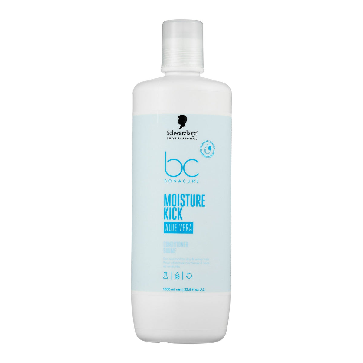 SCHWARZKOPF PROFESSIONNEL_BC Bonacure Moisture Kick - Revitalisant_1L-_Gisèle produits de beauté