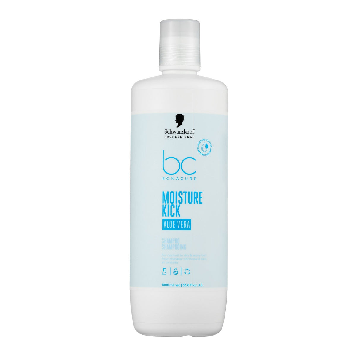 SCHWARZKOPF PROFESSIONNEL_BC Bonacure Moisture Kick - Shampooing_1L-_Gisèle produits de beauté