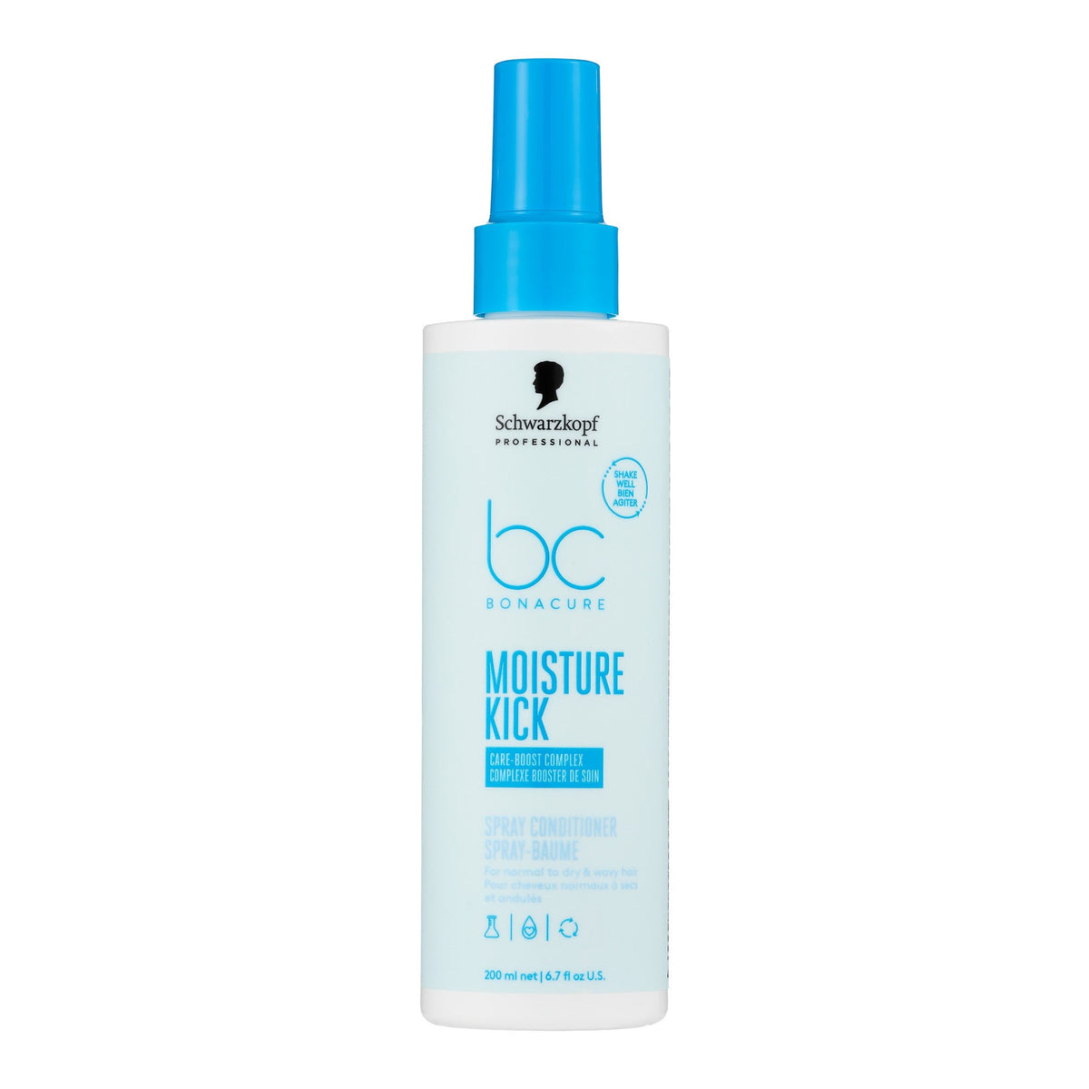 SCHWARZKOPF PROFESSIONNEL_BC Bonacure Moisture Kick - Spray-baume revitalisant_200ml-_Gisèle produits de beauté