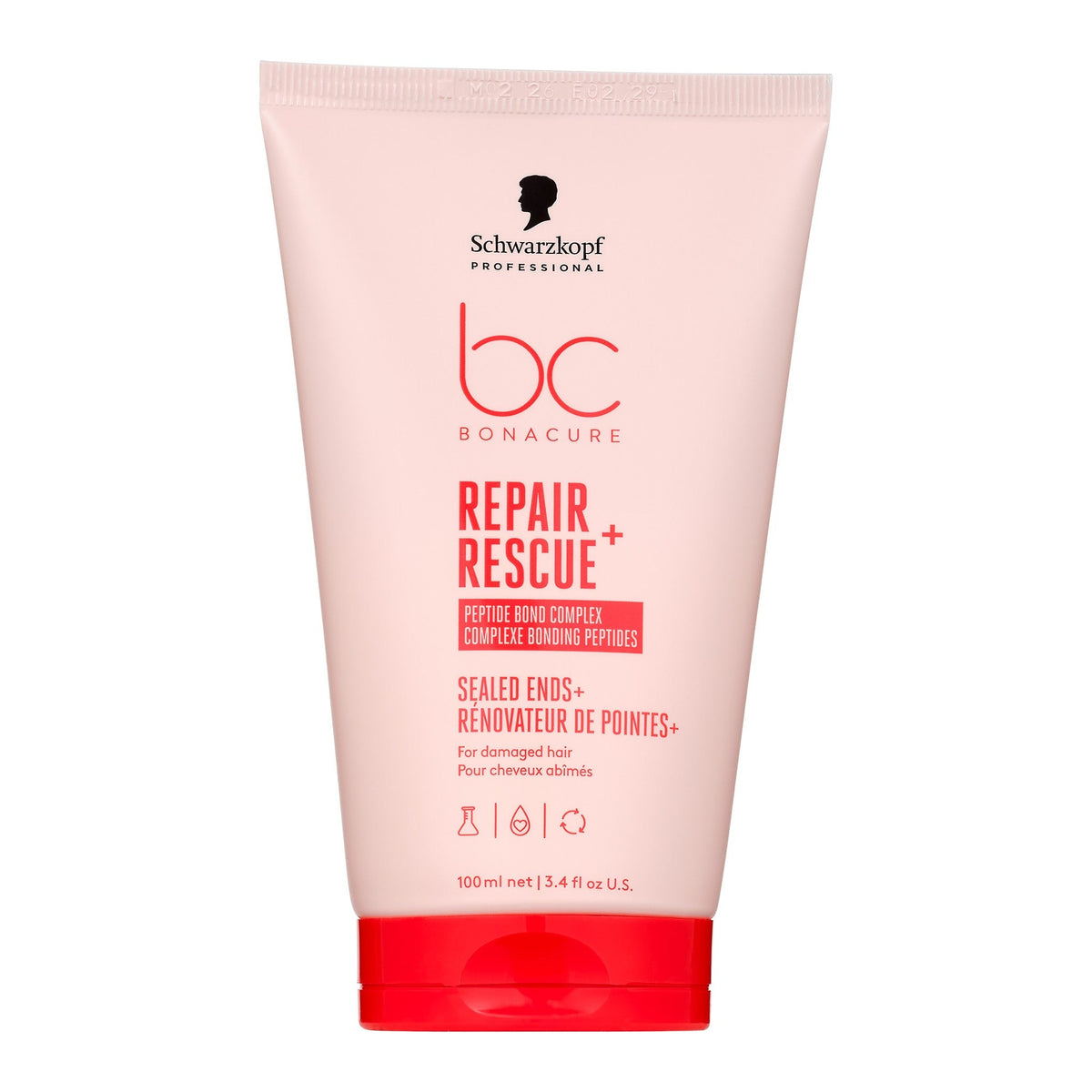 SCHWARZKOPF PROFESSIONNEL_BC Bonacure Repair Rescue - Rénovateur de pointes+_100ml-_Gisèle Beauté