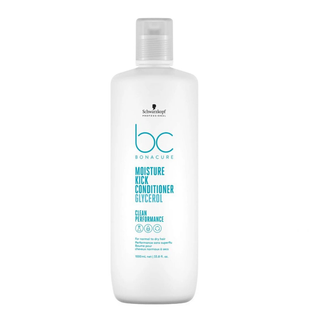 SCHWARZKOPF PROFESSIONNEL_BC Bonacure Moisture Kick - Revitalisant_1L-_Gisèle produits de beauté