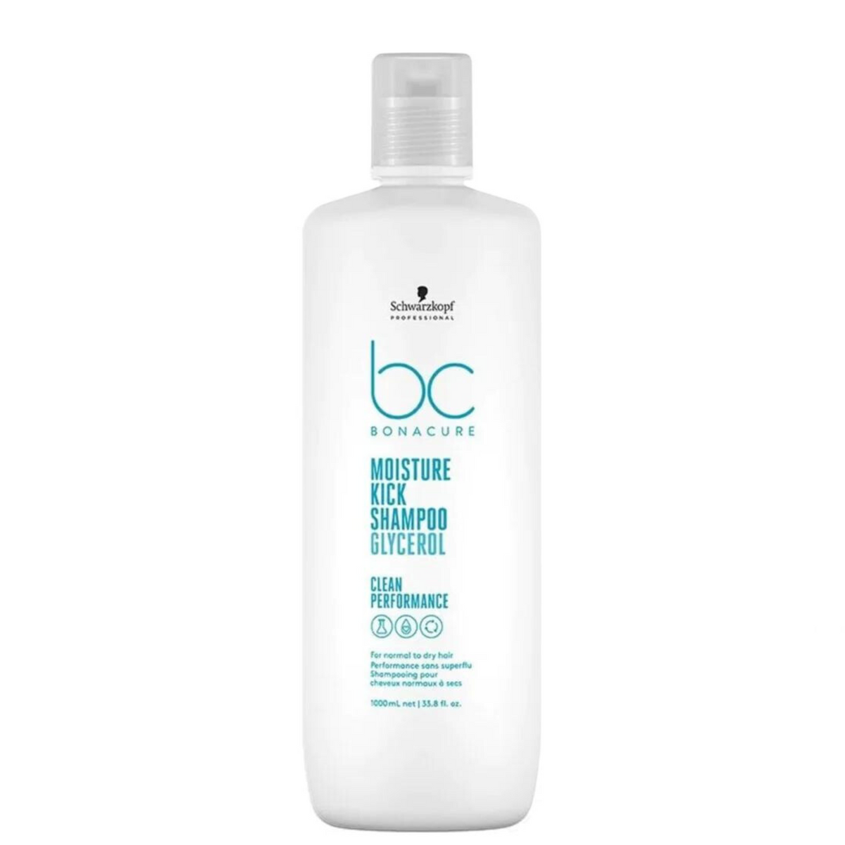 SCHWARZKOPF PROFESSIONNEL_BC Bonacure Moisture Kick - Shampooing_1L-_Gisèle produits de beauté
