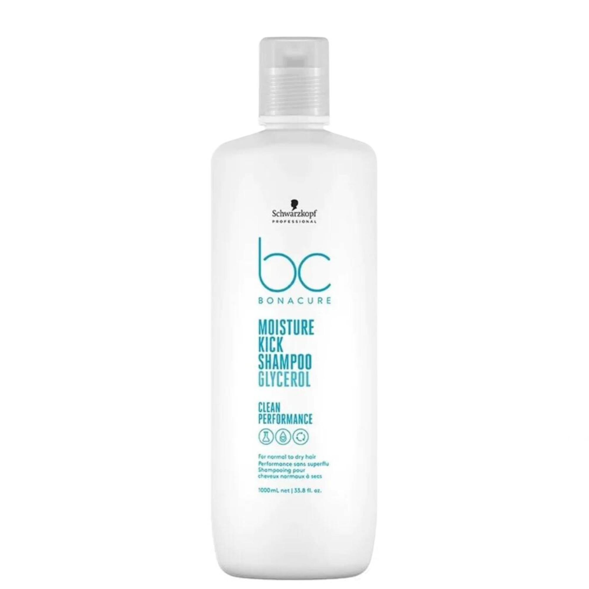 SCHWARZKOPF PROFESSIONNEL_BC Bonacure Moisture Kick - Shampooing_1L-_Gisèle produits de beauté