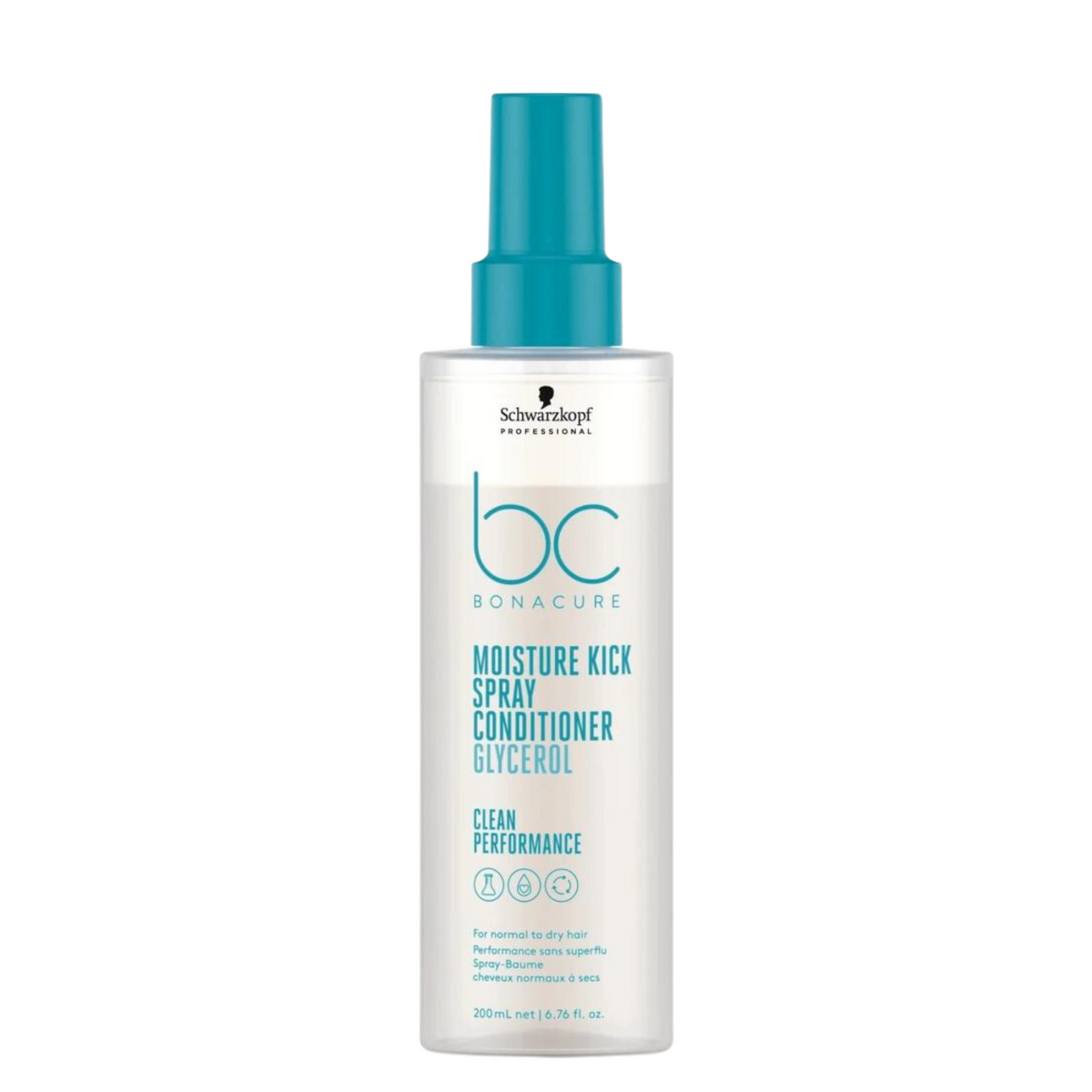 SCHWARZKOPF PROFESSIONNEL_BC Bonacure Moisture Kick - Spray-baume revitalisant_200ml-_Gisèle produits de beauté