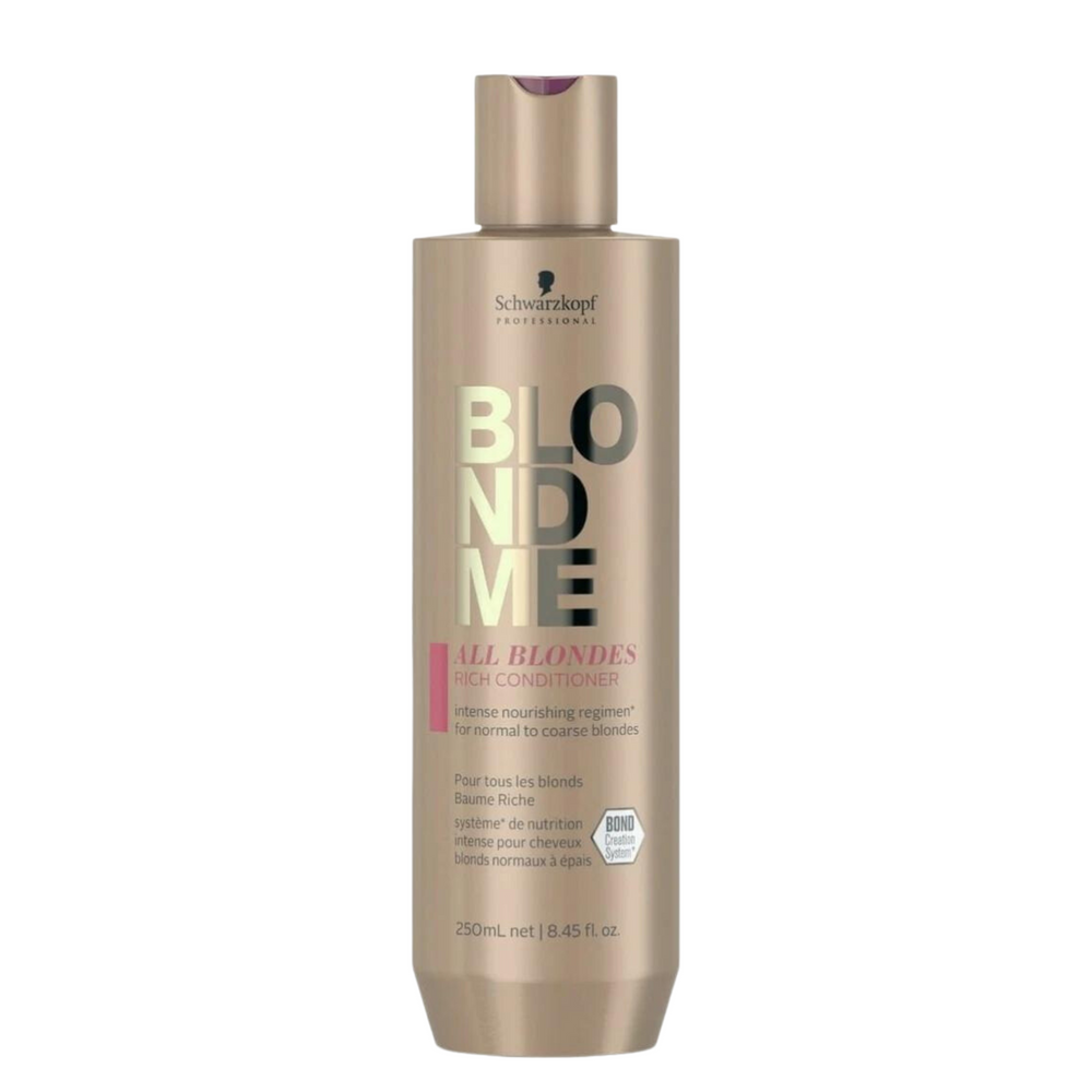 SCHWARZKOPF PROFESSIONNEL_Blonde Me All Blondes - Revitalisant riche_250ml-_Gisèle produits de beauté