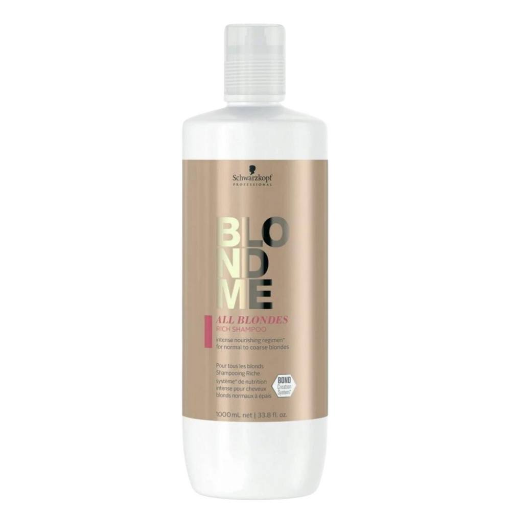 SCHWARZKOPF PROFESSIONNEL_Blonde Me All Blondes - Shampooing riche_1L-_Gisèle produits de beauté