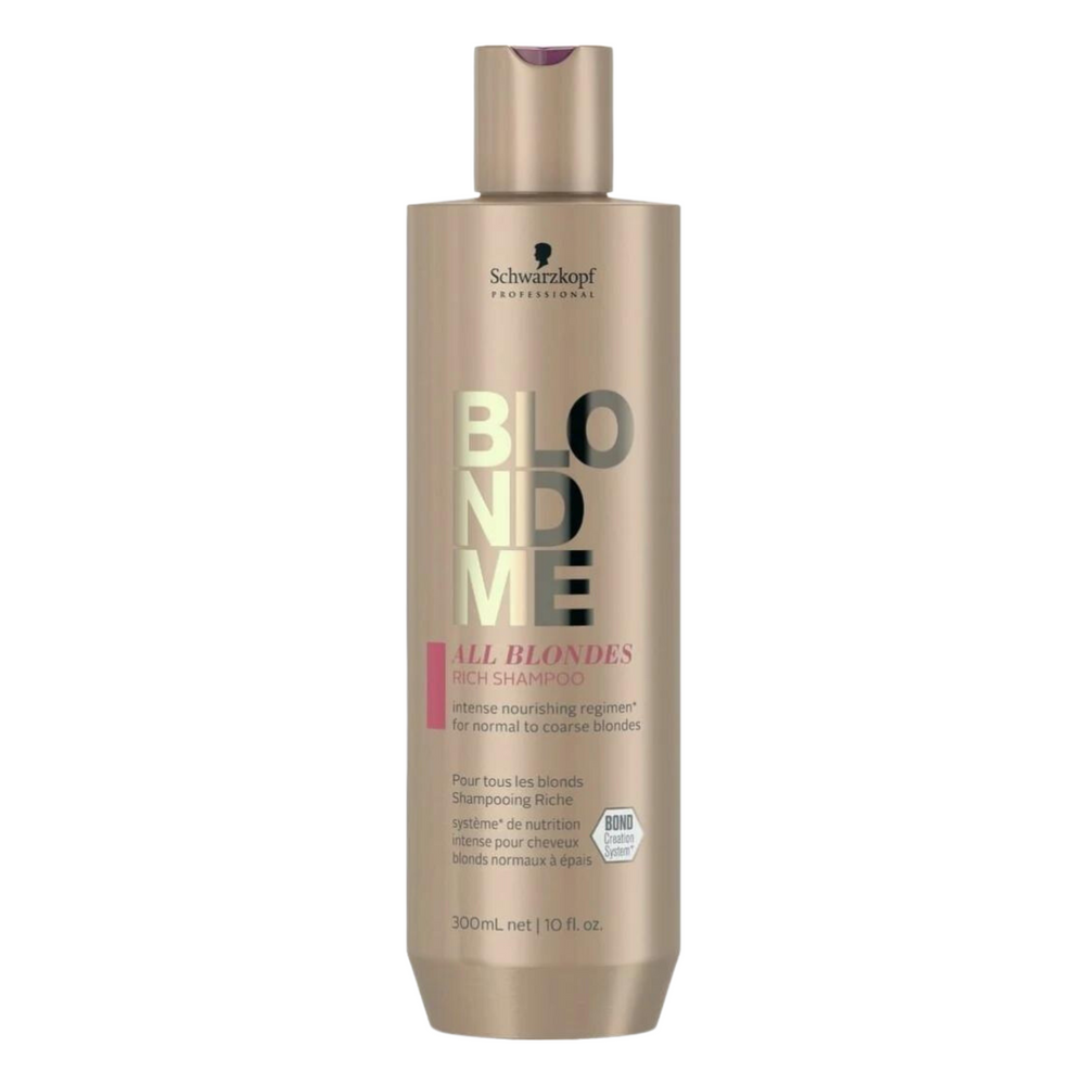 SCHWARZKOPF PROFESSIONNEL_Blonde Me All Blondes - Shampooing riche_300ml-_Gisèle produits de beauté